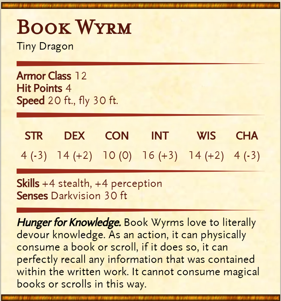 Book Wyrm | Eloria Wiki | Fandom