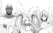 The Archangels in the manga - minus Michael