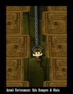 El Tigre VG - AzTech Environment Level Concept Art 1.jpg (188 KB) Concept Art of an AzTech Environment with Side Stampers and a Chain.