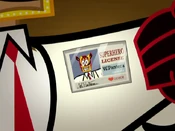 White Pantera's superhero license