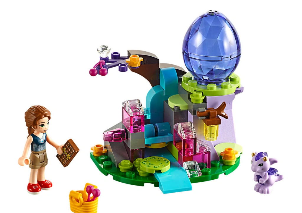 lego elves purple dragon