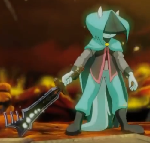 Dust holding sword in lavaland.png