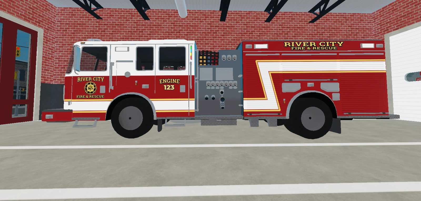 Redline Fire Engine | Emergency Response Liberty County Wiki | Fandom