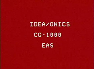 Idea-Onics CG-1000 EAS screen