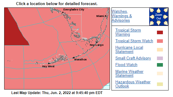 Nicole 'very near' hurricane strength, NHC says | WFLA