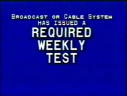 Mediacom Emergency Alert System - Required Weekly Test (September 15, 1999)