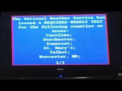 Nationwide Test of the Emergency Alert System