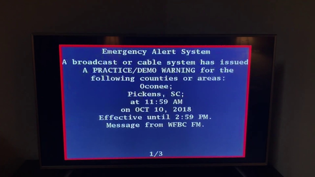 Practice Demo Warning Emergency Alert System Wiki Fandom