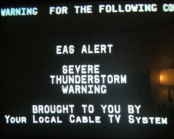 Screens of the EAS, Emergency Alert System Wiki