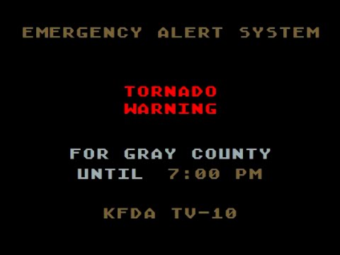 emergency alert system tornado warning