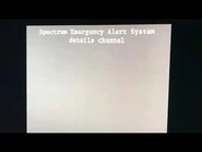 SPECTRUM SUCKS emergency alert system pop-up on my TV