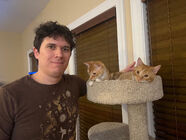 Emile with Chester and Sunny