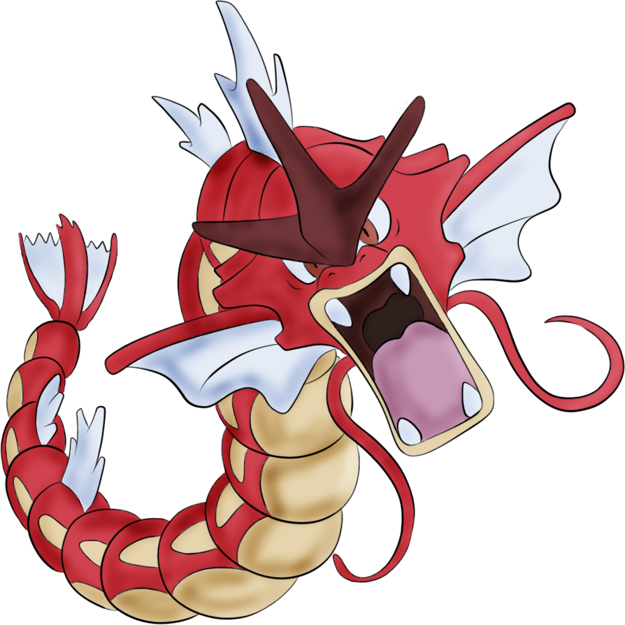 Meu gyarados shiny do pokemon fire red