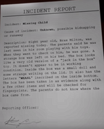 The incident report