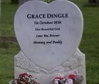 Grace Dingle's grave