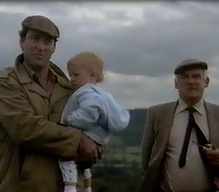 Jack and baby Robert in 1987