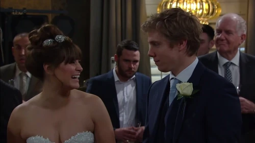 Robert and Chrissie get married in February 2015