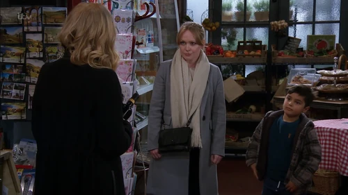 Johnny sees Charity again after 18 months away from the village