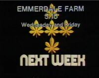 Emmerdale advert 1977