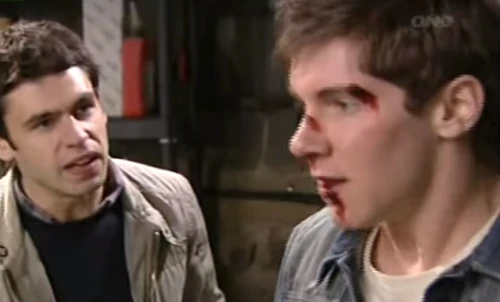 Robert and Andy fight in 2005