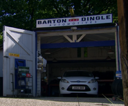 Barton and Dingle Automotives Previously Dingle Automotives, owned by Cain Dingle.