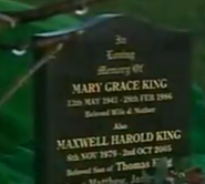 Mary and Max King graves