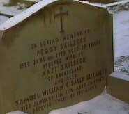 Peggy's grave in 1982. Notice some continuity errors?