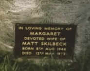 Peggy's grave as seen in 1973.