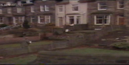 Jack Sugden runs to his girlfriend's house in Hotten in March 1988.