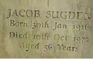 Jacob Sugden grave