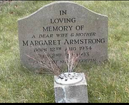 Meg Armstrong's grave