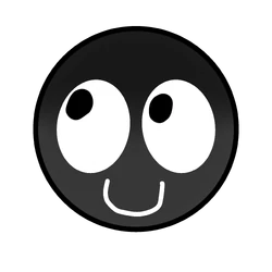 Black Smiling Face | Emoji Fanon Wiki | Fandom