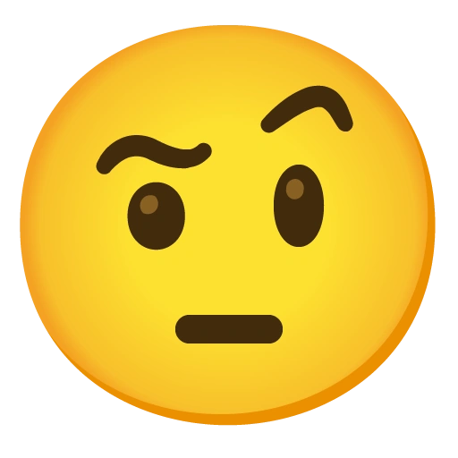 Face with Raised Eyebrow | Emoji Wiki | Fandom