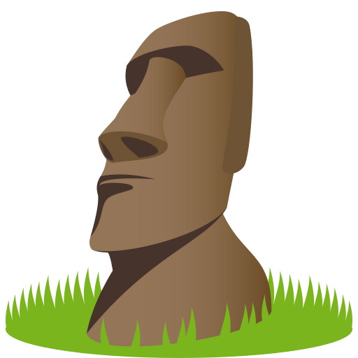 Moai emoji head by Haros98 on DeviantArt