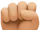 Oobi Grampu Hand Raised Fist Emoji - Facebook.png