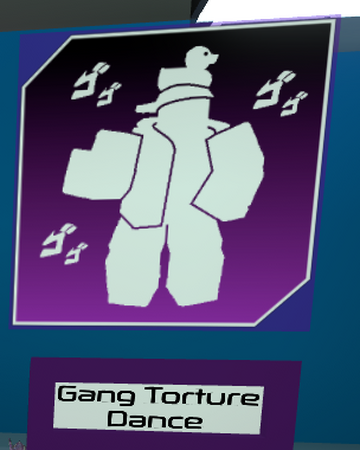 Gang Torture Dance Emote Dances Wiki Fandom - code for roblox emote dances