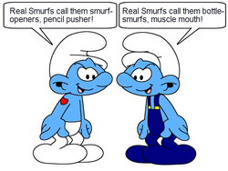 etymology - Where does the term Smurfing come from? - English Language &  Usage Stack Exchange