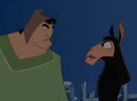 Kuzco and pacha fight