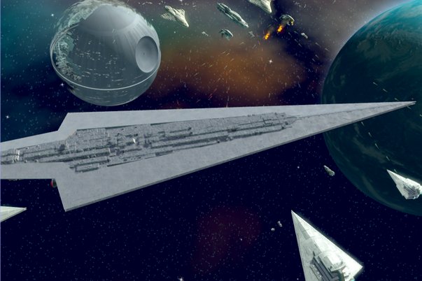 Darth Vader's Flagship Super Star Destroyer, The Executor Star Wars Art,  Star Wars Artwork, Star Wars Ships