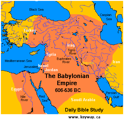 babylon on world map