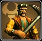 Middle-Eastern Modern and Future Miner Icon