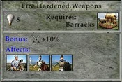 Fire Hardened Weapons Icon