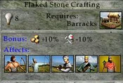 Flaked Stone Crafting Icon