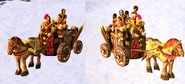 War cart w upgrades.png (768 KB) War Cart, compared with another War Cart with the "Additional Archers" upgrade.