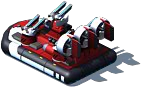 Elite Sand Shark Hovercraft Back View