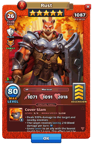 Rust | Empires and Puzzles Wiki | Fandom