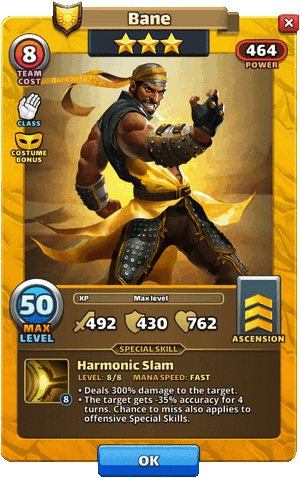 Bane - Hero Card Bonus