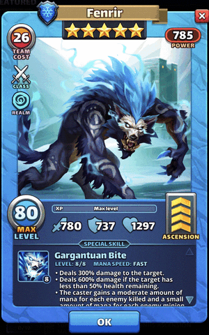 Fenrir - Hero Card