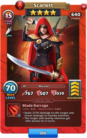 Scarlett Empires And Puzzles Wiki Fandom