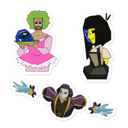 Ena, Mariya & Gabo, and Ulysses sticker set.